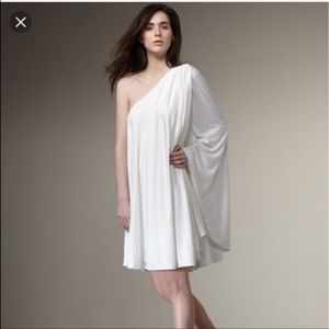 Halston Heritage elegant one shoulder dress. XS